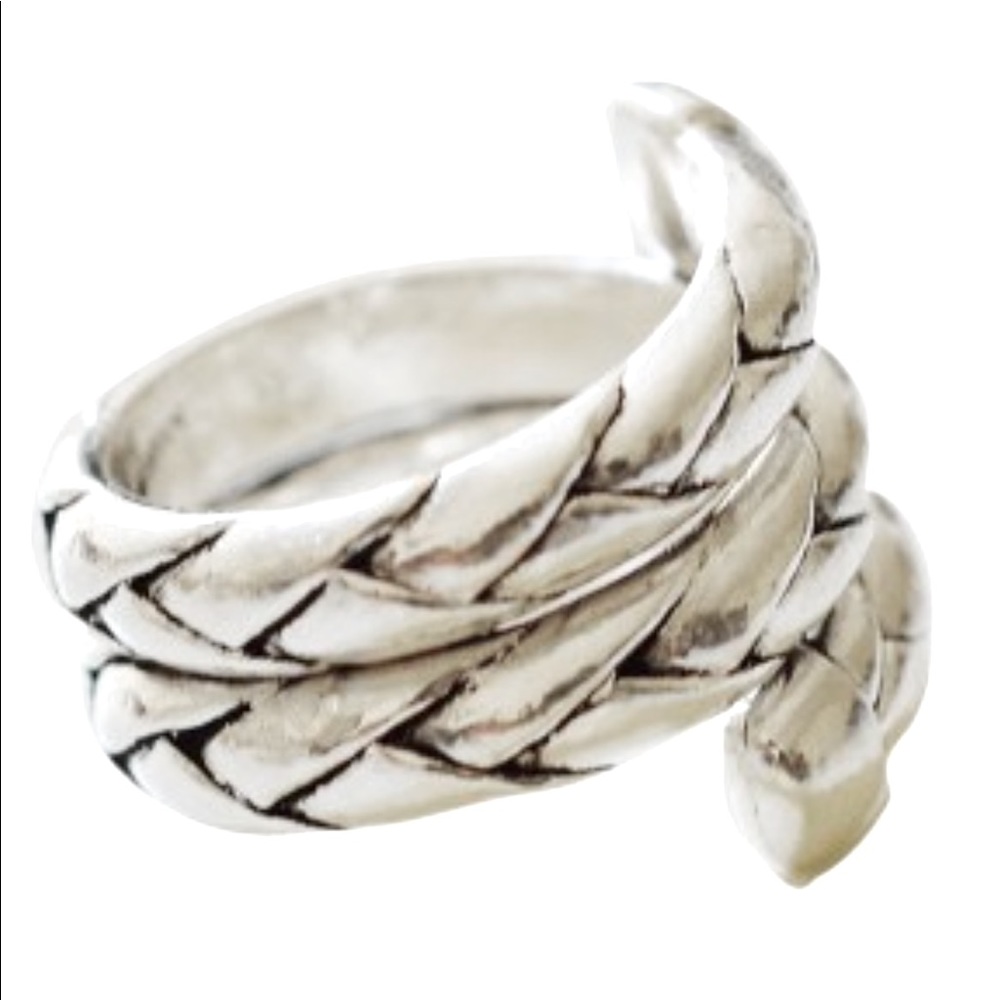 UbU Paris BRAIDED SPIRAL RING size 6 1/2